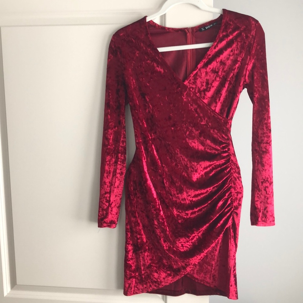 SHEIN Velvet Dress